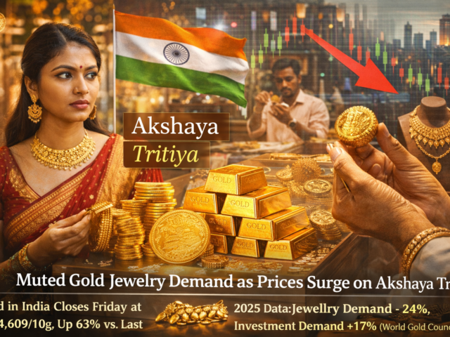 Record Gold Prices Cool India’s Akshaya Tritiya Buying Frenzy