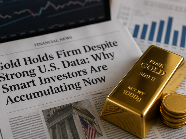 Gold Holds Firm Despite Strong U.S. Data: Why Smart Investors Are Accumulating Now