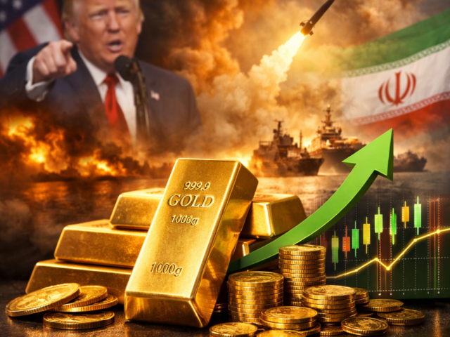Gold Rises as Markets React to Trump’s Escalation on Iran and Safe Haven Demand Returns