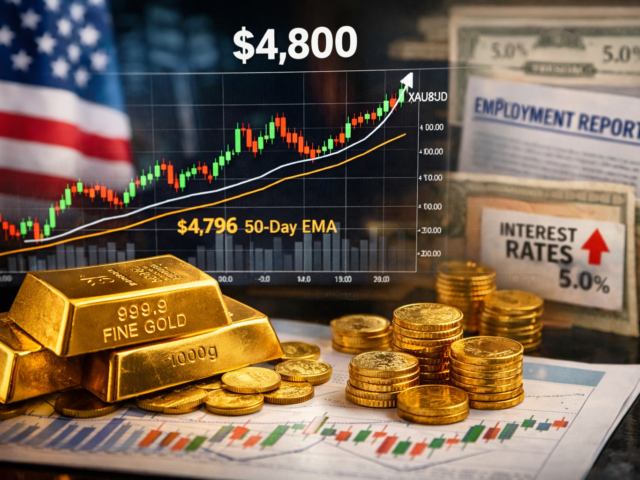 Gold Holds Firm as Strong Jobs Data Masks Deeper Labour Weakness, XAUUSD Tests $4,800