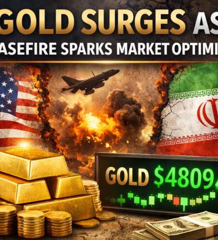 Gold Surges as Ceasefire Sparks Market Optimism
