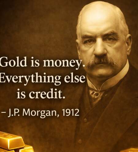 Gold is money. Everything else is credit.