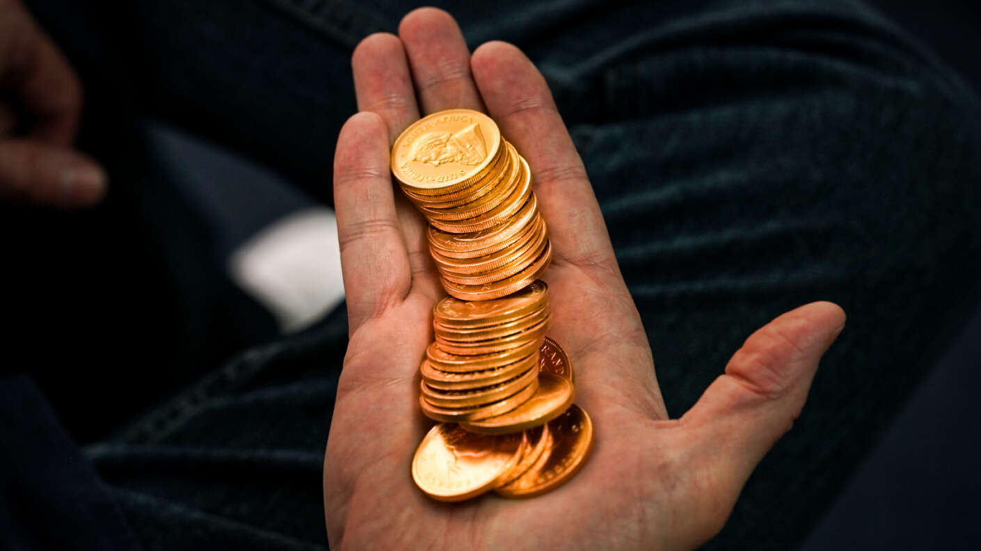 There is something uniquely reassuring about holding physical gold in your hand.