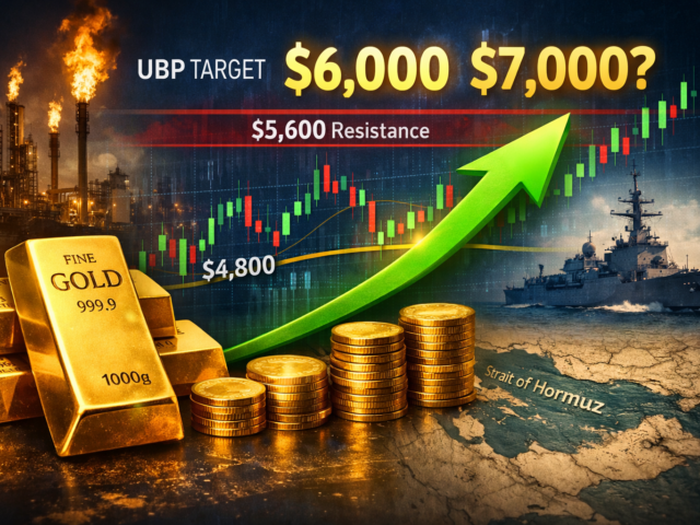 How High Can Gold Go? UBP Rebuilds Bullion Positions and Reaffirms $6,000 Target for 2026