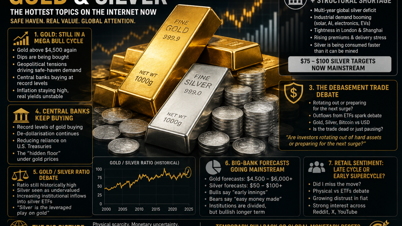 Gold and Silver Are Back at the Centre of Global Attention