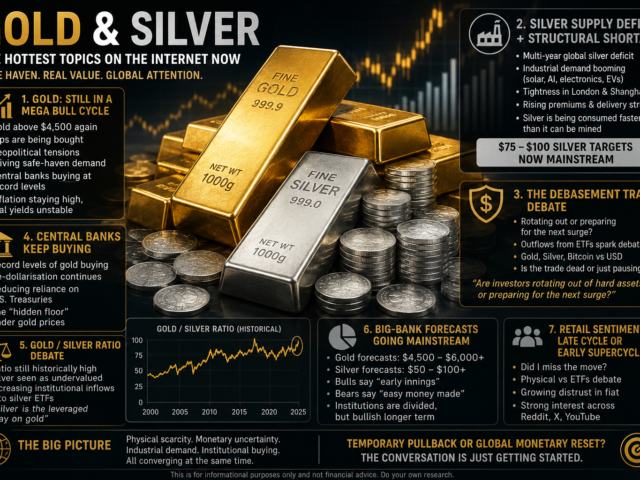 Gold and Silver Are Back at the Centre of Global Attention