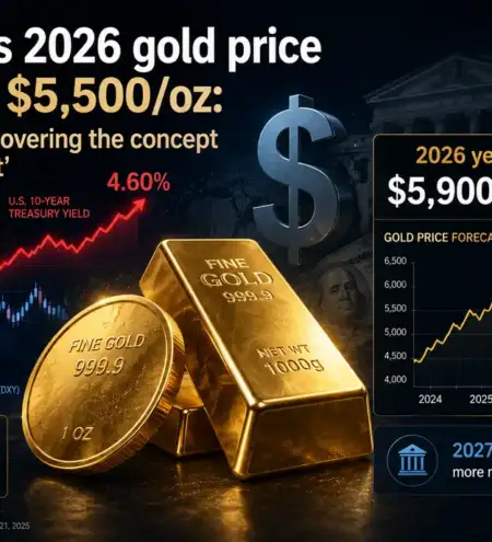 UBS lowers 2026 gold price forecast to $5,500/oz