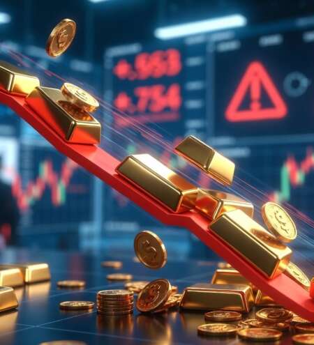 Gold Slides to Two Month Low as Inflation Fears Shake Markets