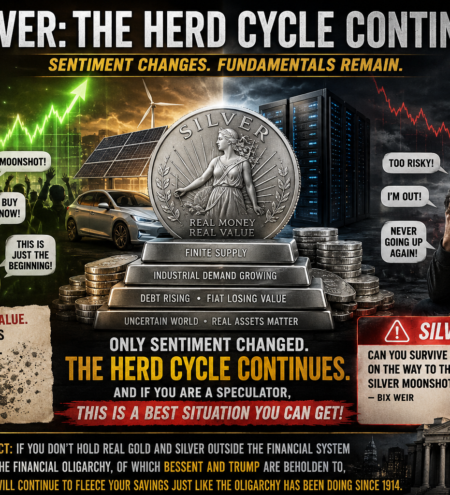 Silver at $120, Everyone Wanted It. Silver at $58, Everyone Hates It.