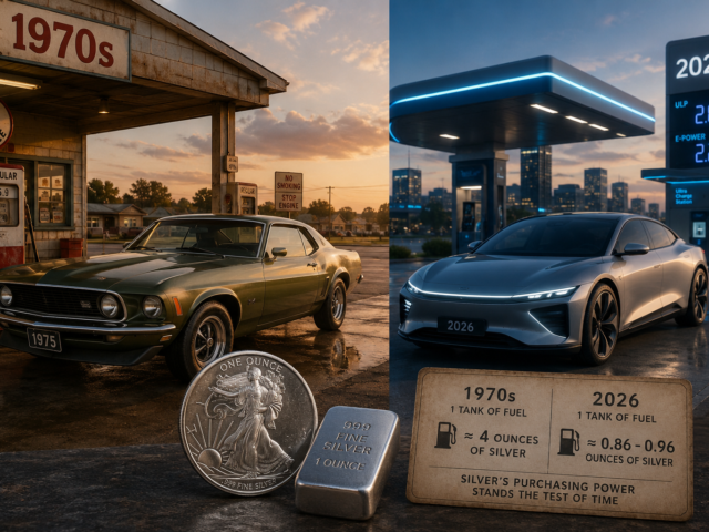 How Many Ounces of Silver Does It Take to Fill Your Fuel Tank?