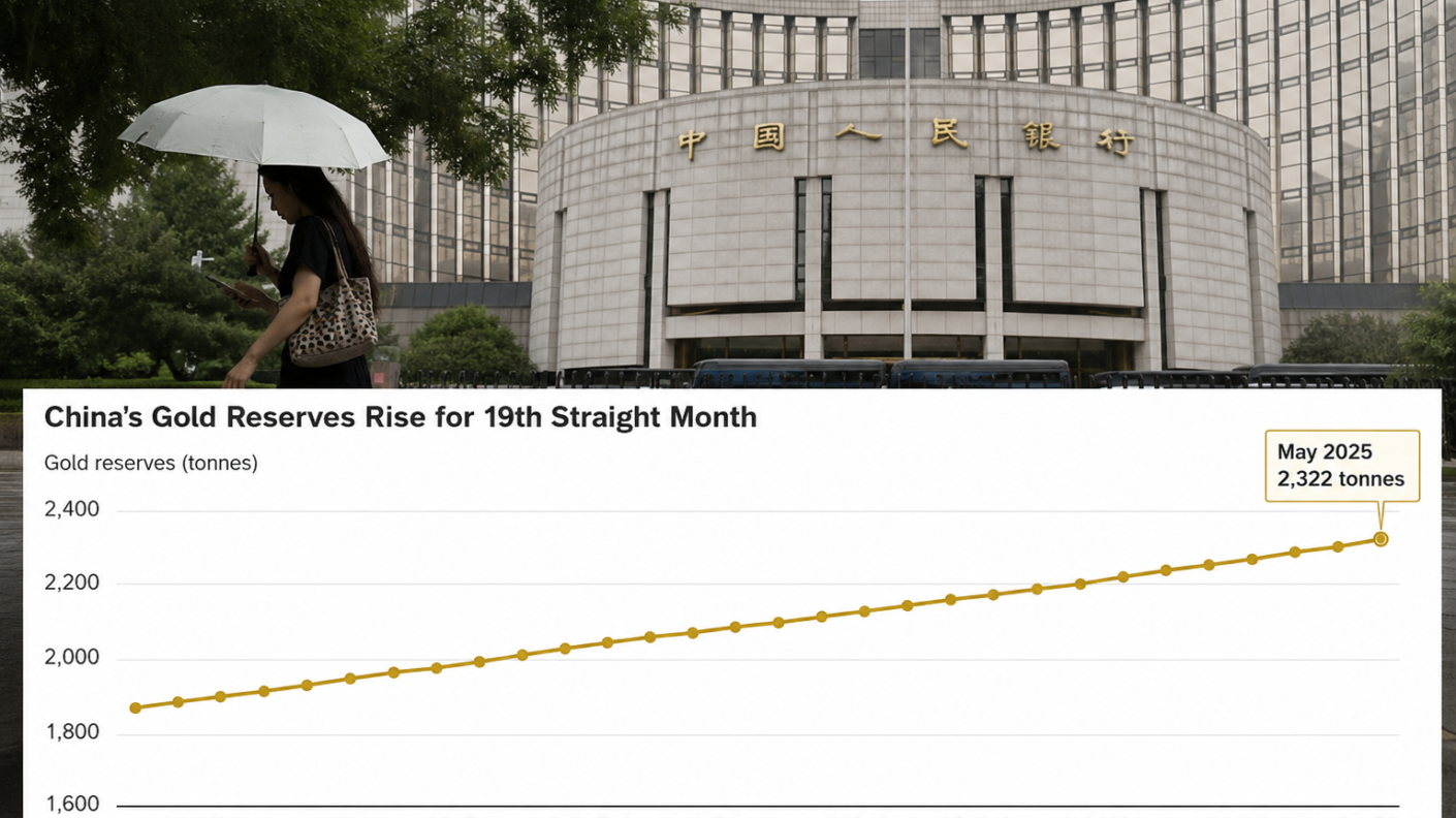 as Central Bank Continues Reserve Diversification