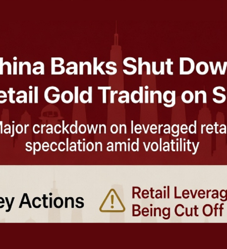 Chinese Banks Tighten Grip on Retail Gold Trading Amid Market Volatility