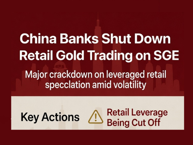 Chinese Banks Tighten Grip on Retail Gold Trading Amid Market Volatility