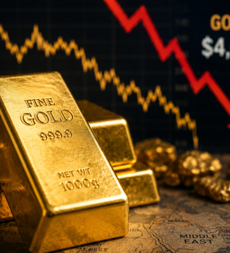 Gold Price Falls Nearly 2% as Rebound Proves Short Lived