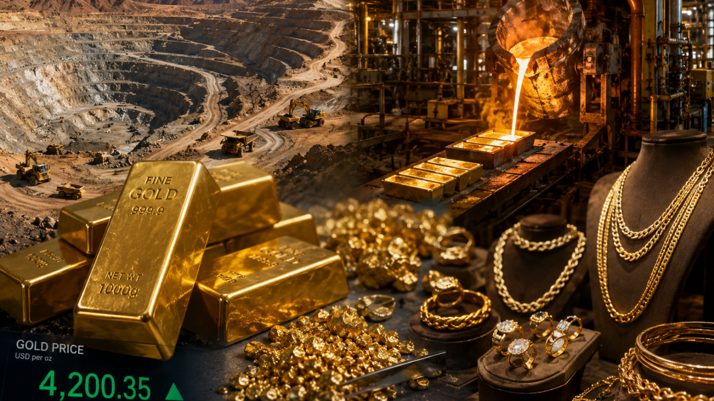 Gold Price Rebounds Above $4,200 as US Iran Talks Ease Market Tensions