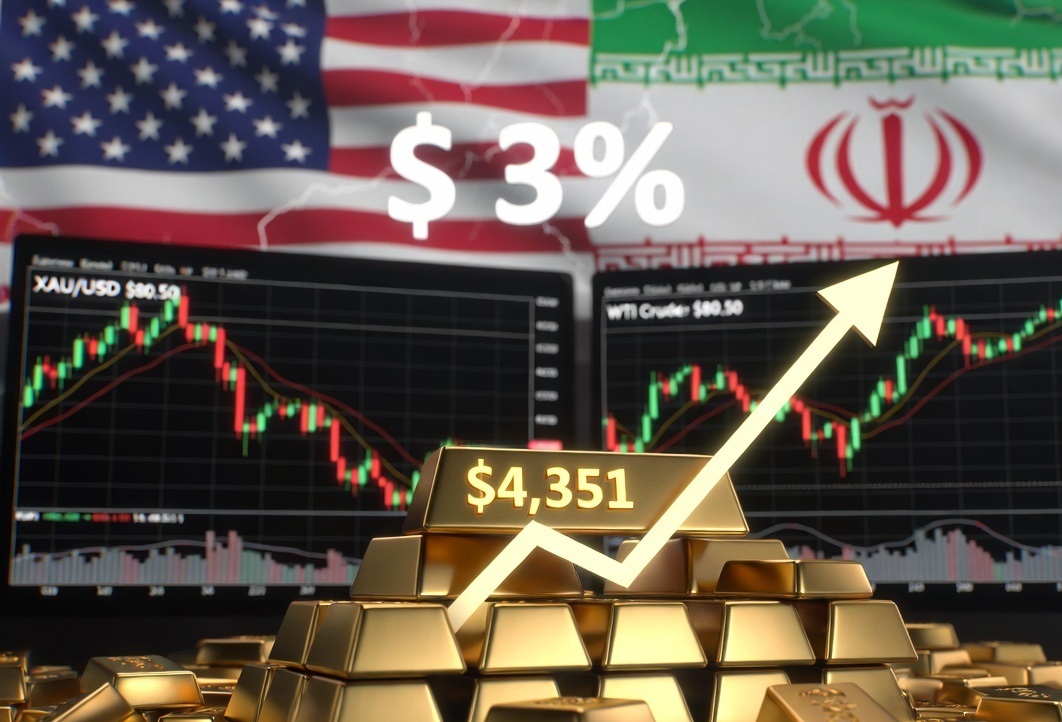Gold Surges Above $4,300