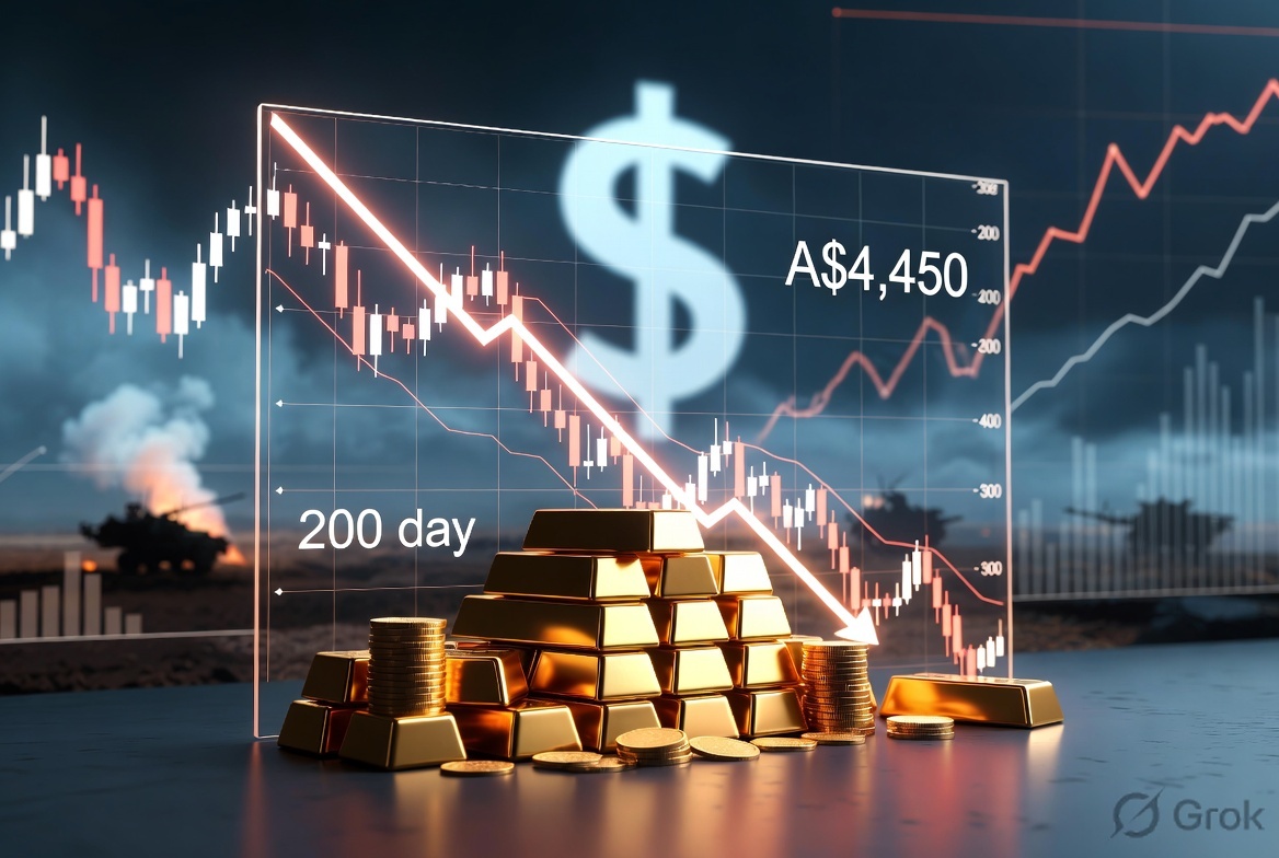 Gold Tests Key Support as US Dollar Strengthens