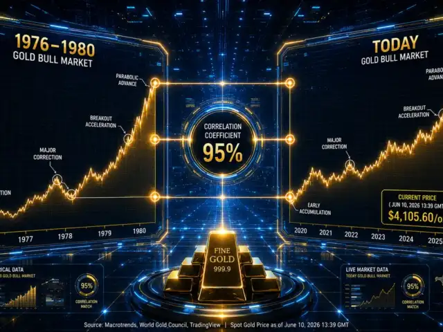 Gold price could triple if 1970s bull market pattern holds, says Jeff Clark