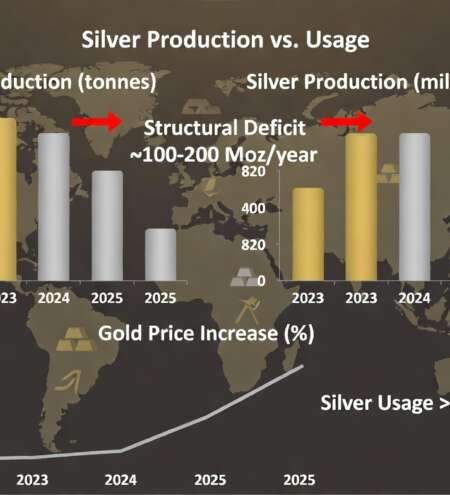 Gold's Steady Supply Meets Surging Prices, While Silver Battles Persistent Deficits
