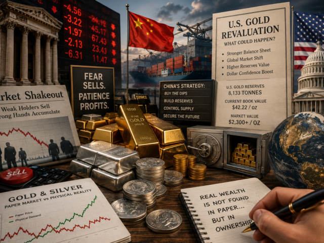 The Mechanics of the Precious Metals Market: Shakeouts, Exploitation, and the Potential US Gold Revaluation