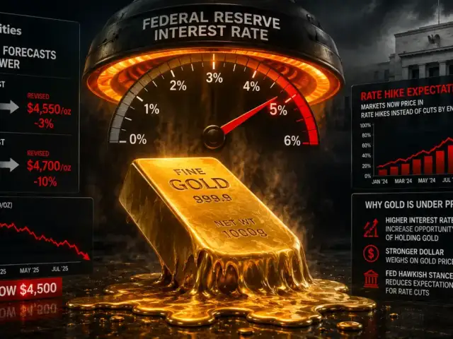 TD Securities cuts H2 2026 gold price forecasts as markets price in Fed rate hike