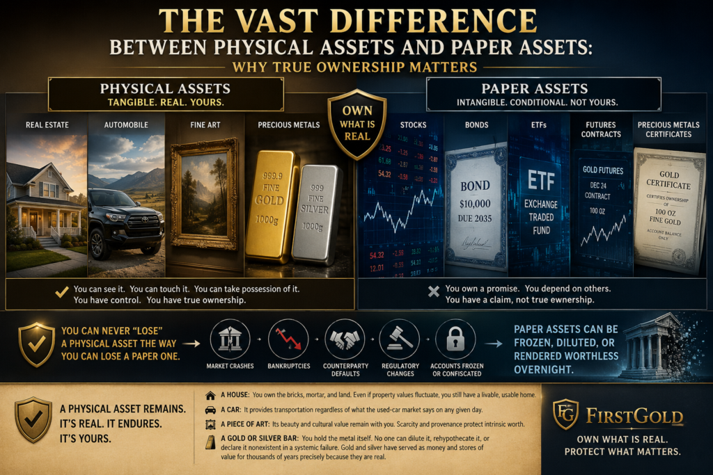Paper Assets The Vast Difference Between Physical Assets and Paper Assets: Why True ...