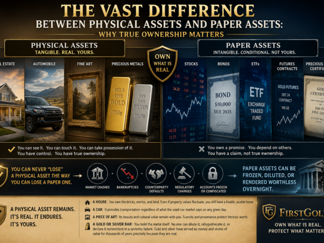 The Vast Difference Between Physical Assets and Paper Assets: Why True Ownership Matters