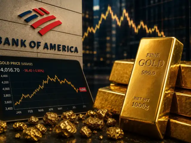 Gold prices can go lower, but Bank of America suggests buying the dip and averaging down