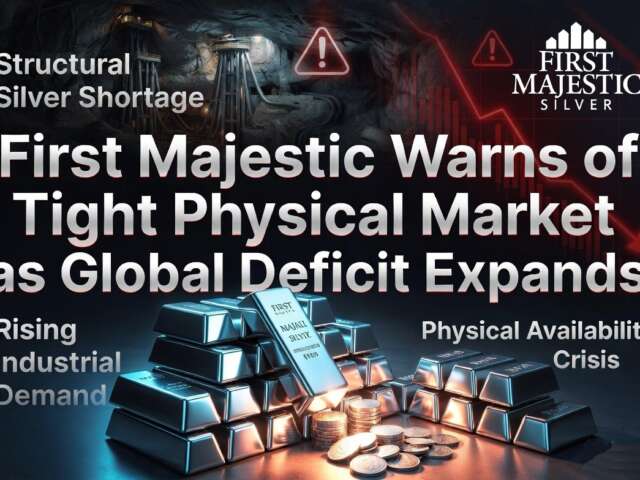 Silver Supply Crisis Deepens: First Majestic Warns of Tight Physical Market as Global Deficit Expands