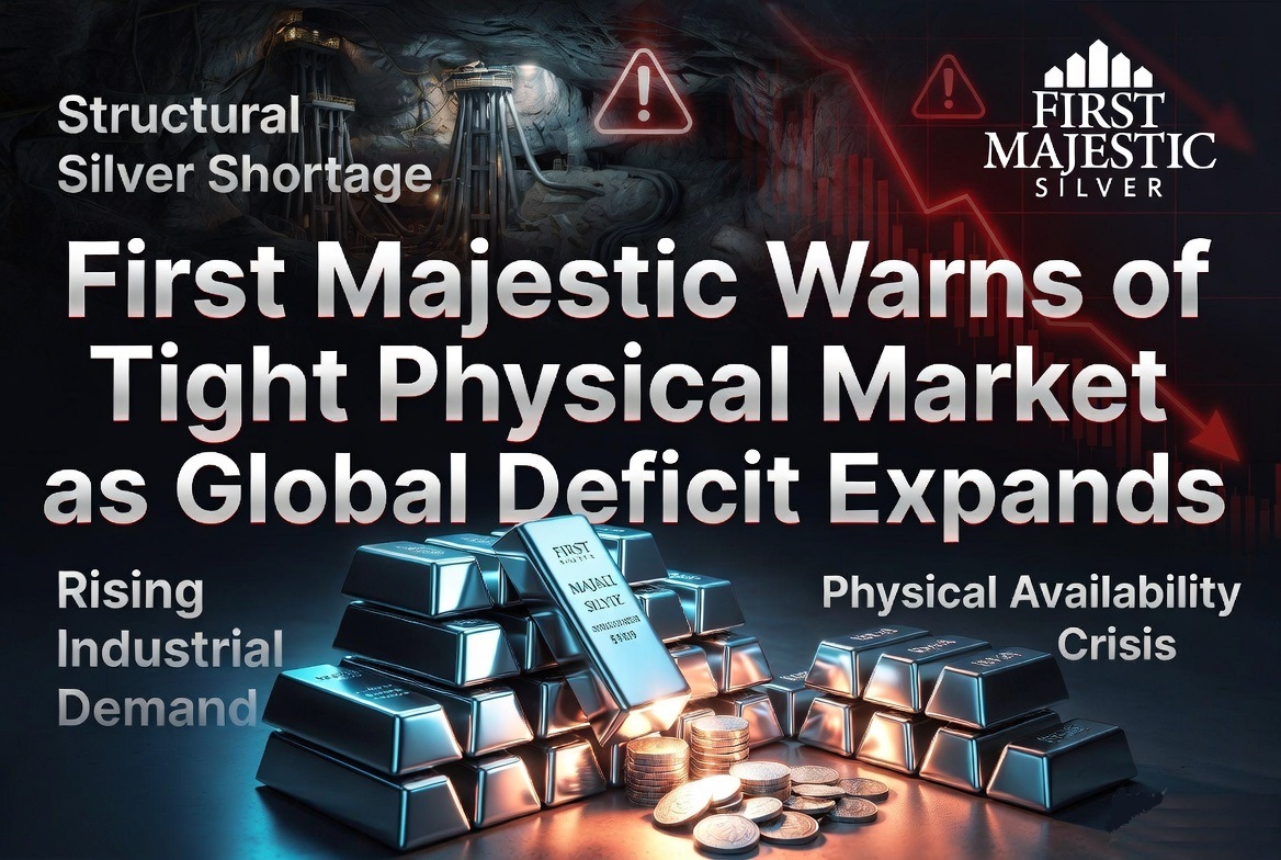 First Majestic Warns of Tight Physical Market as Global Deficit Expands