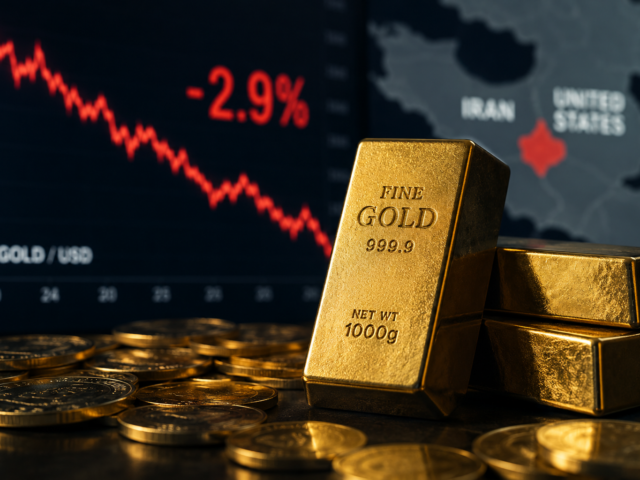 Gold Falls Below US$4,000 as Middle East Escalation and Rate Fears Shake Bullion