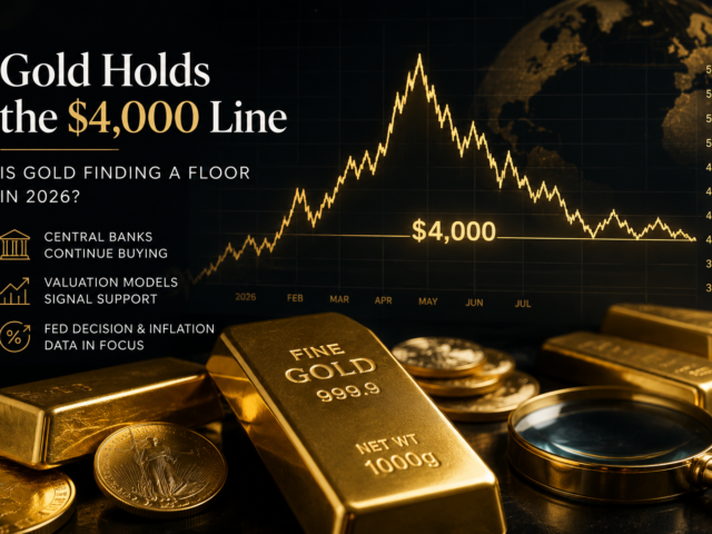 Gold Holds the $4,000 Line as Markets Await Critical Fed Decision