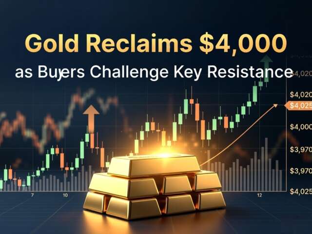 Gold Reclaims $4,000 as Buyers Challenge Key Resistance: Is the Next Leg Higher Beginning?