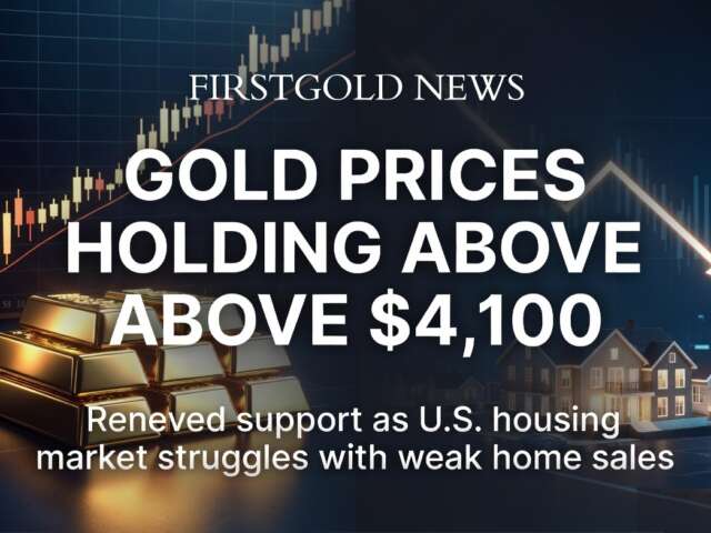 Gold price pushes to session highs as U.S. existing home sales drop 2.4%