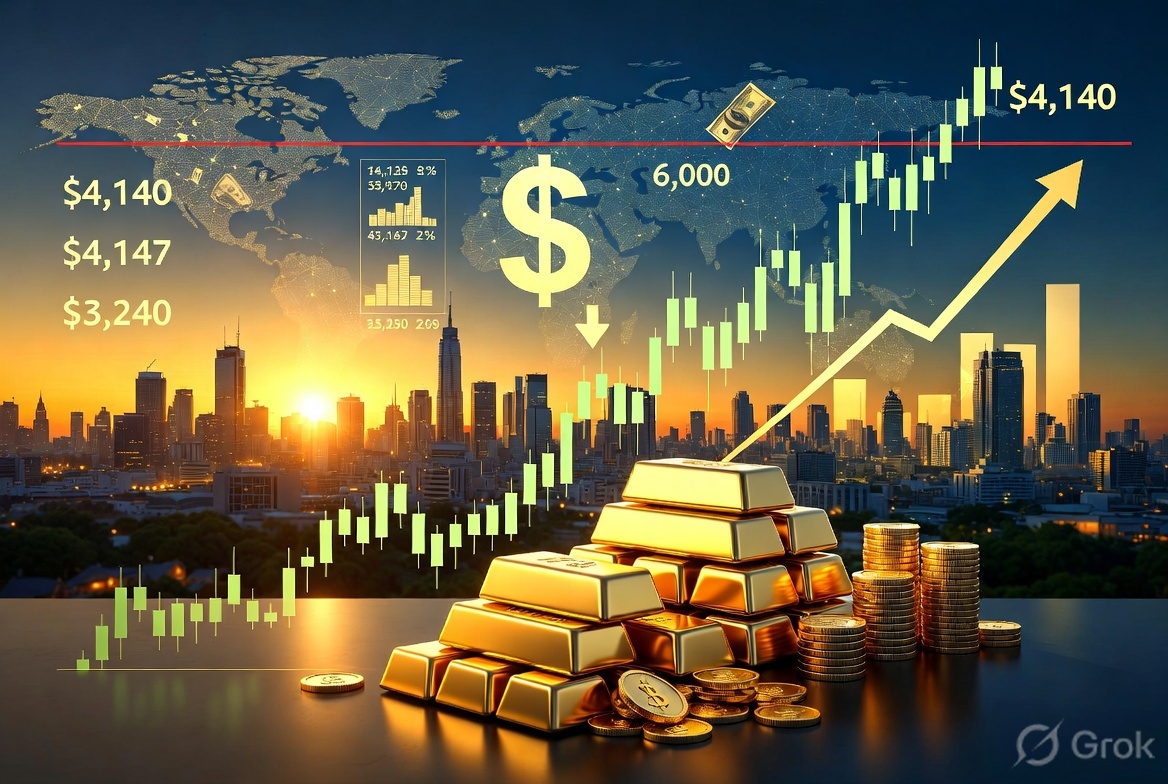 Gold prices have pushed decisively higher