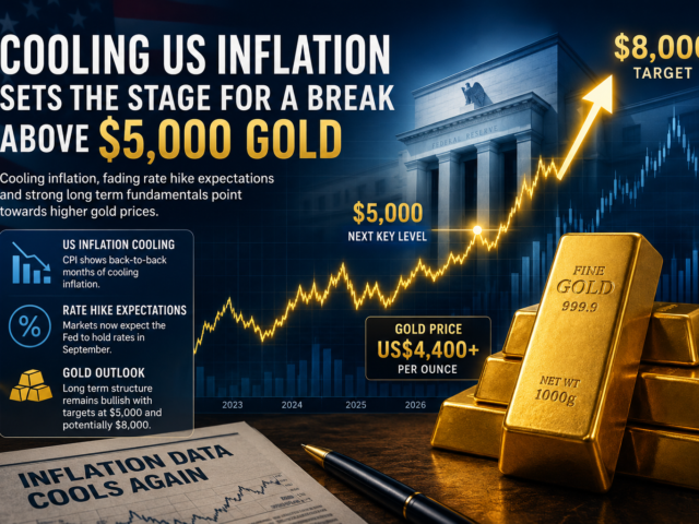 Cooling US Inflation Puts Gold Back in Focus as Markets Look Towards $5,000