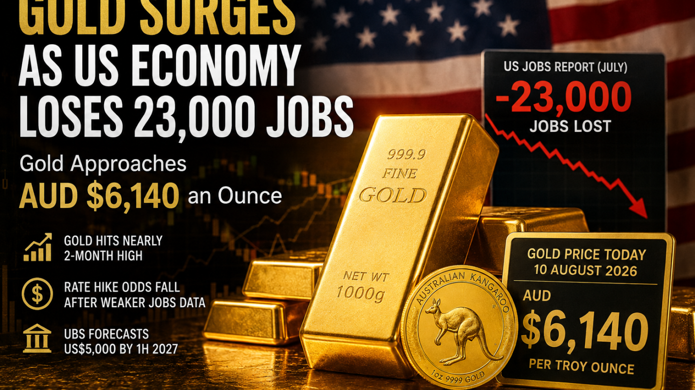 Gold Approaches AUD $6,140 an Ounce