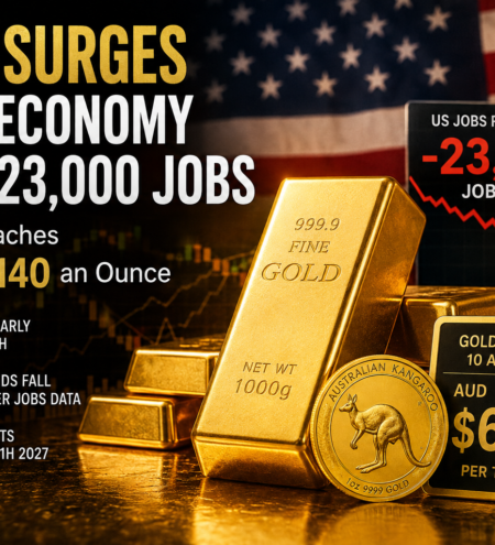 Gold Approaches AUD $6,140 an Ounce