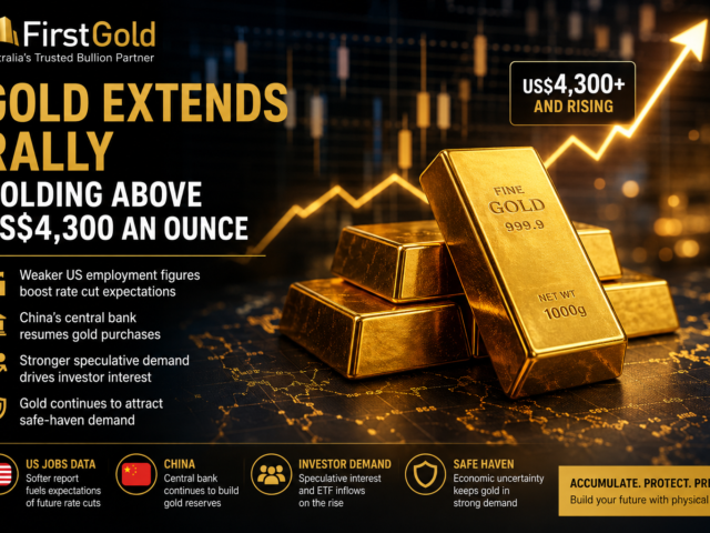 Gold Stays Above $4,300 as Rate-Cut Expectations Strengthen