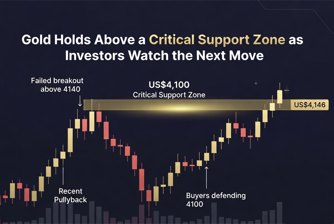 Gold Holds Above a Critical Support Zone