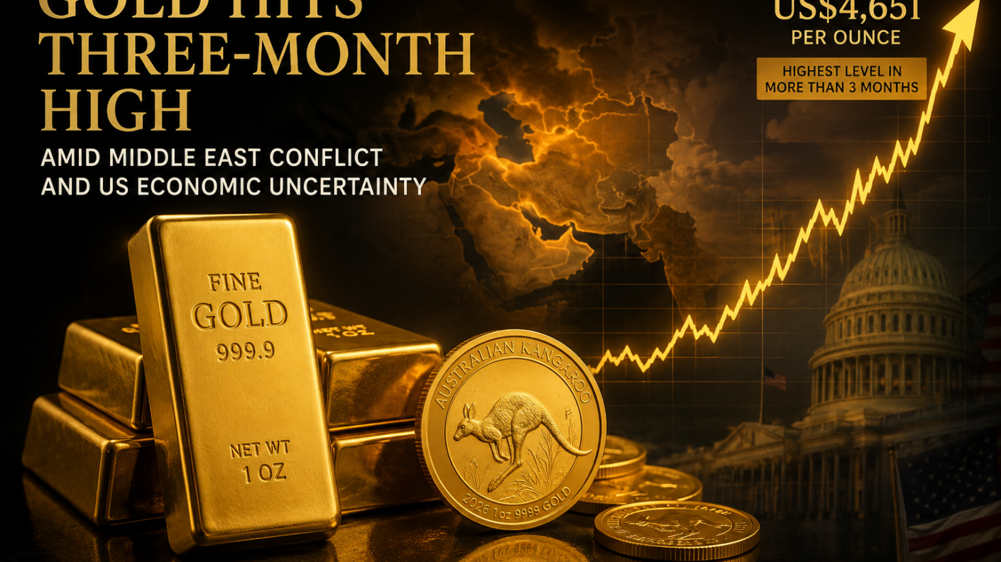 Gold Price Hits Three-Month High