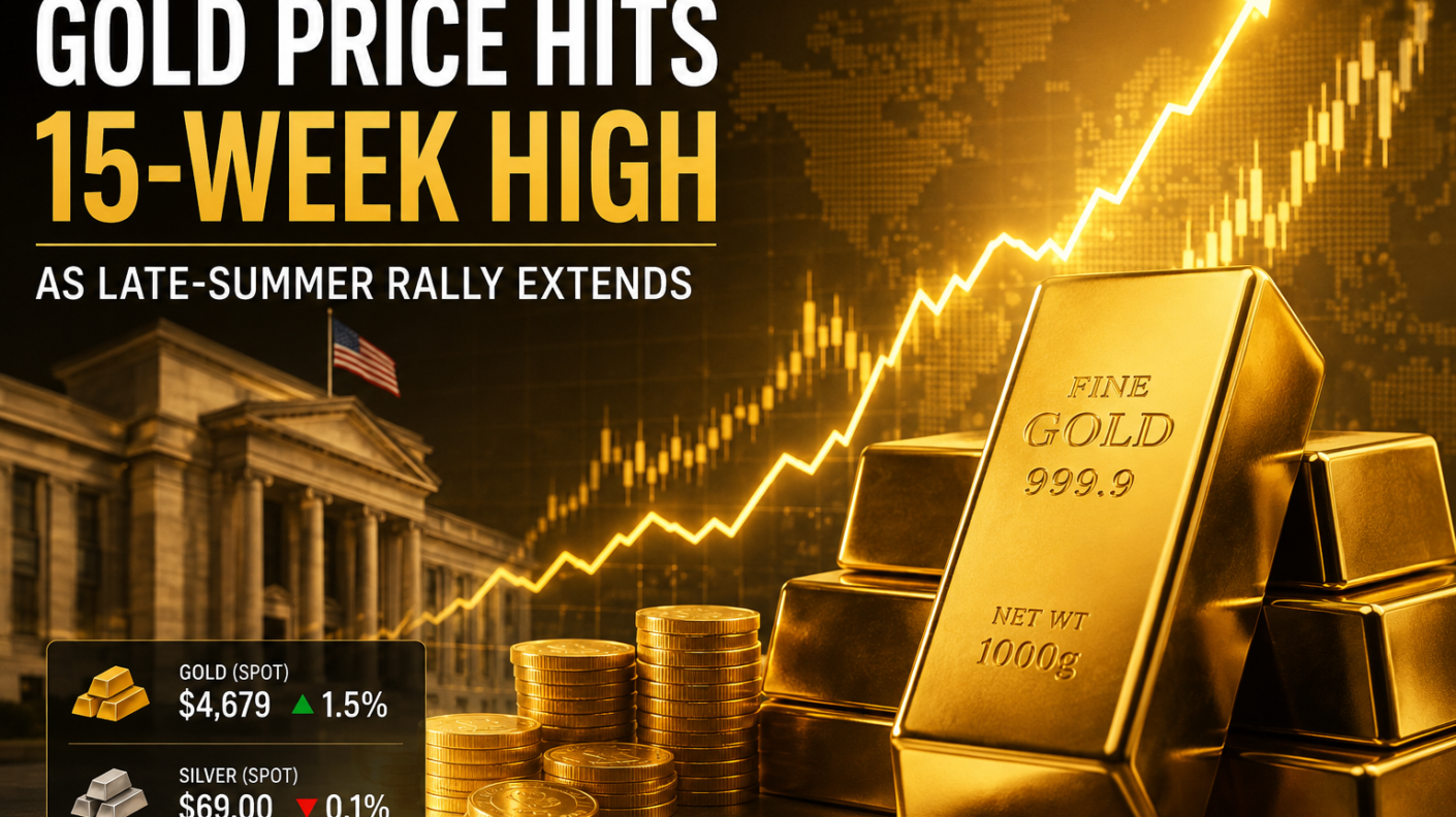Gold Price Surges to 15-Week High as Summer Rally Gains Momentum