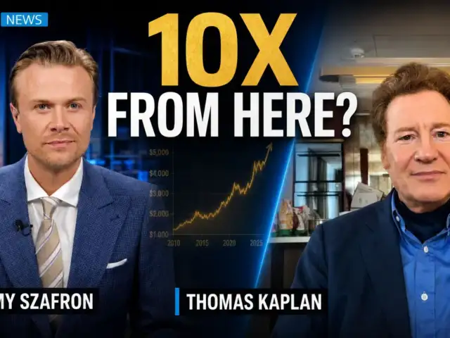 Gold price headed 10 times higher, and that is “inevitable,” Thomas Kaplan says