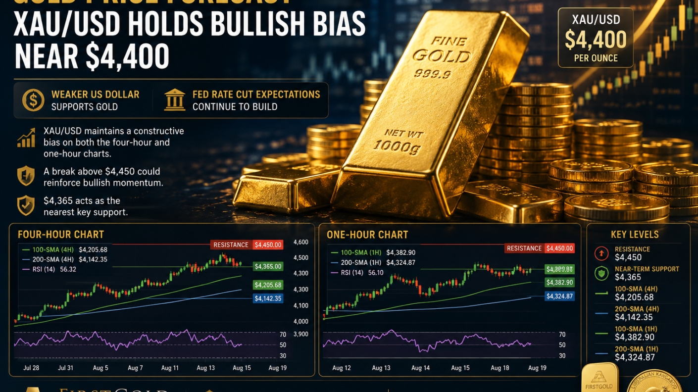 Gold remains supported as the US Dollar weakens and Fed rate-cut expectations build