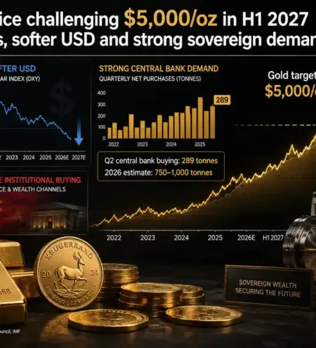 UBS sees gold price challenging $5,000/oz