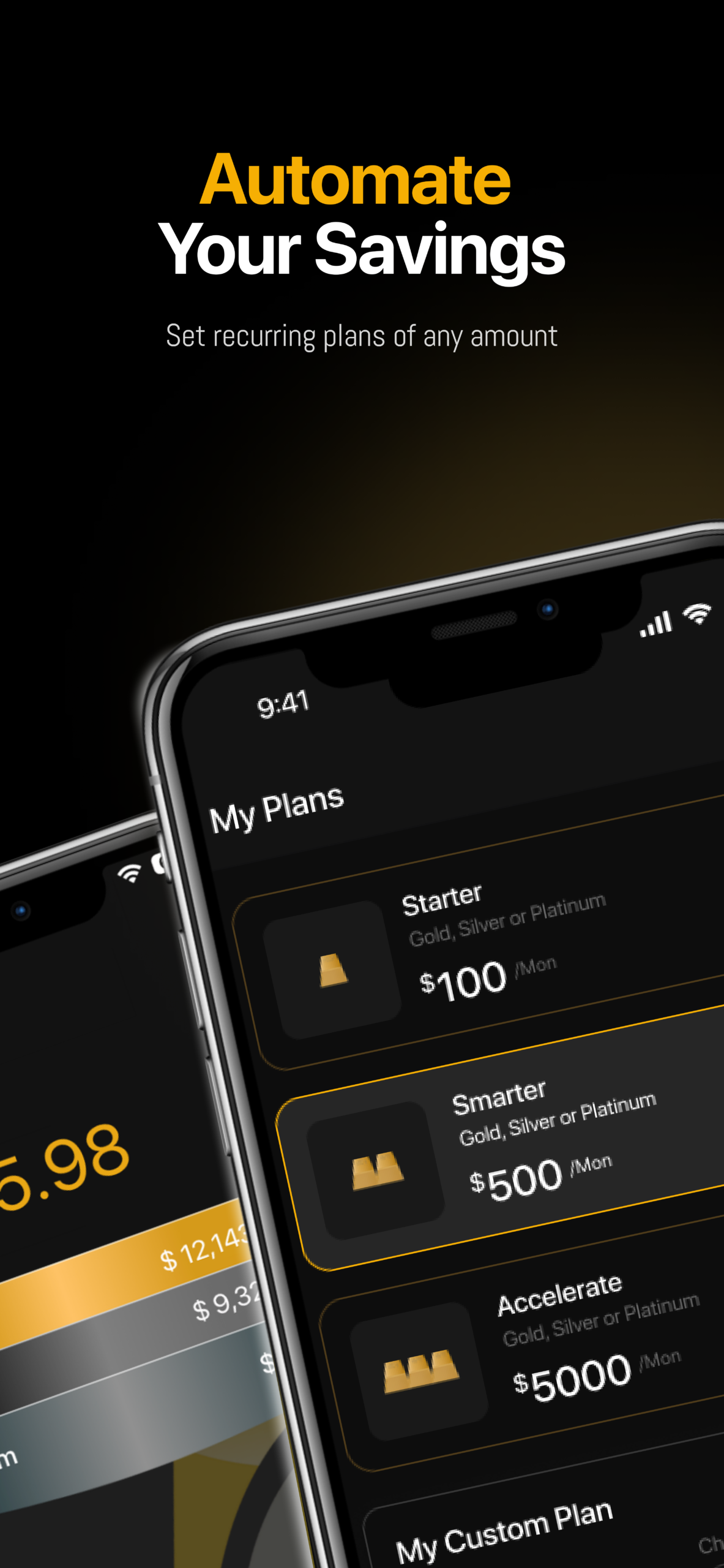 Automate your savings with FirstGold