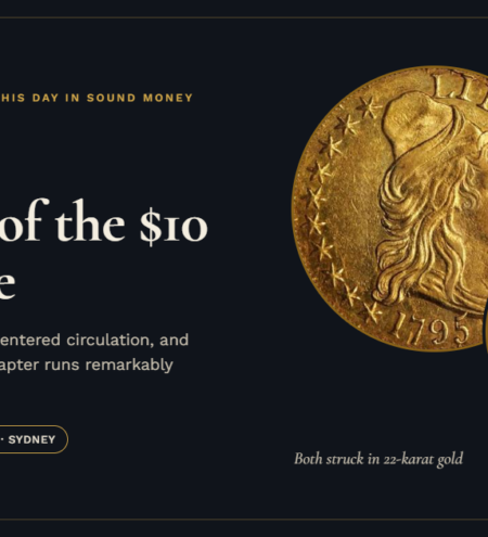 231 Years Ago, America Put Its First $10 Gold Coins Into Circulation