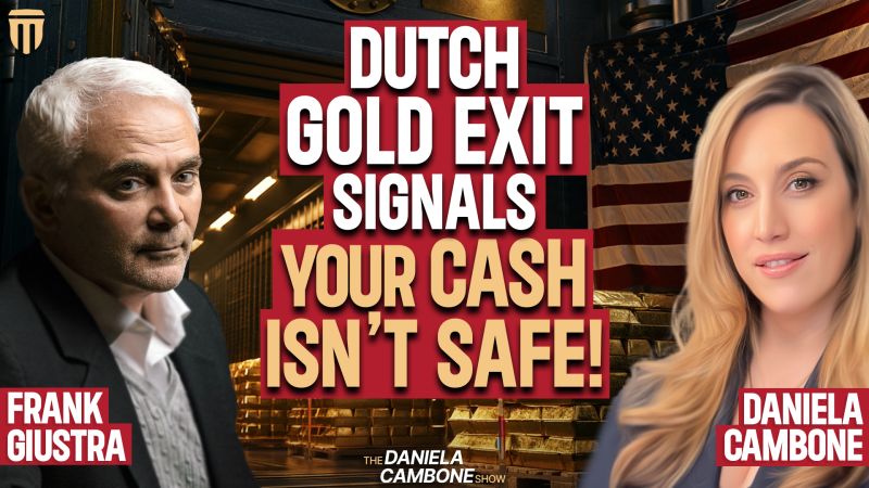 Frank Giustra: Dutch Gold Exit Is a Crisis Signal