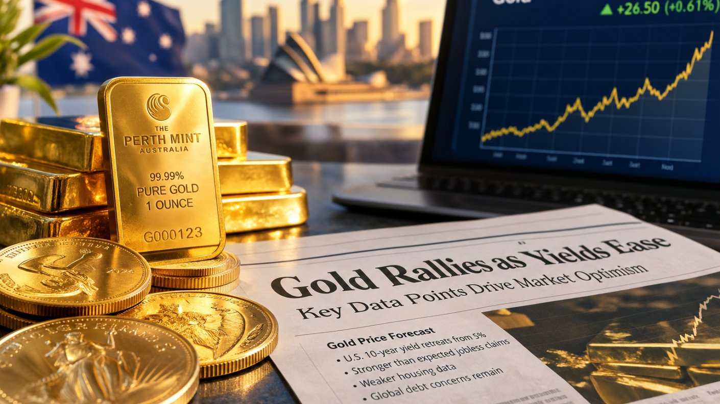 Gold Regains Momentum as Yields Ease — Is the Consolidation Coming to an End