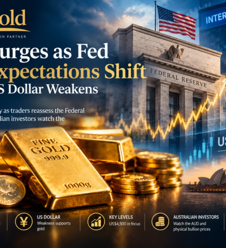 Gold Surges as Fed Rate Expectations Shift and the US Dollar Weakens